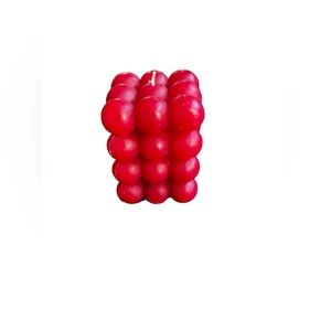 Opalhouse Red Bubble Candle OS New